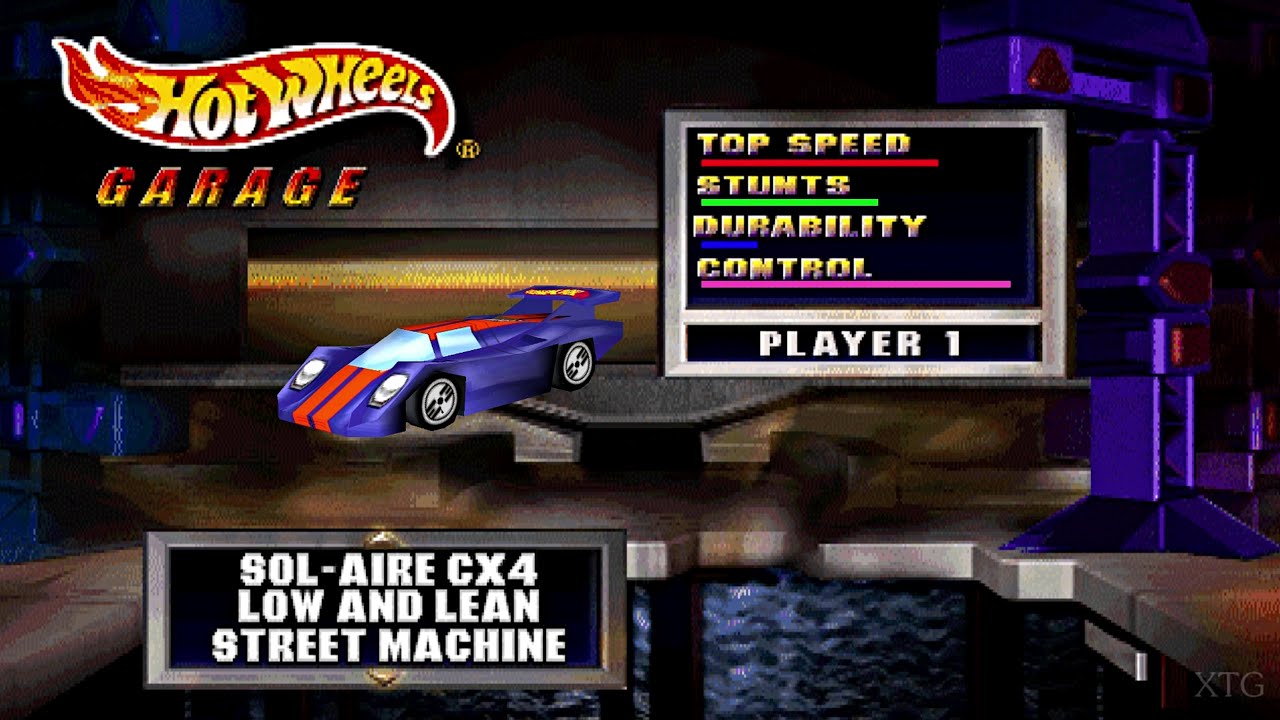 Hot Wheels Turbo Racing - All Cars List PS1 Gameplay HD