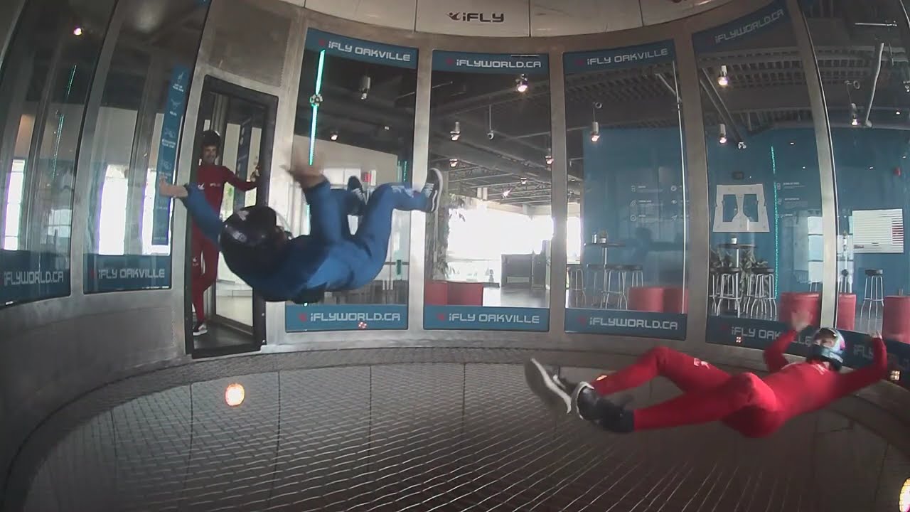 Flying lines for the first time in the wind tunnel