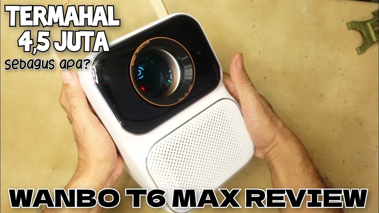 BERKELAS❗️WANBO T6 MAX REVIEW #projector #proyektor