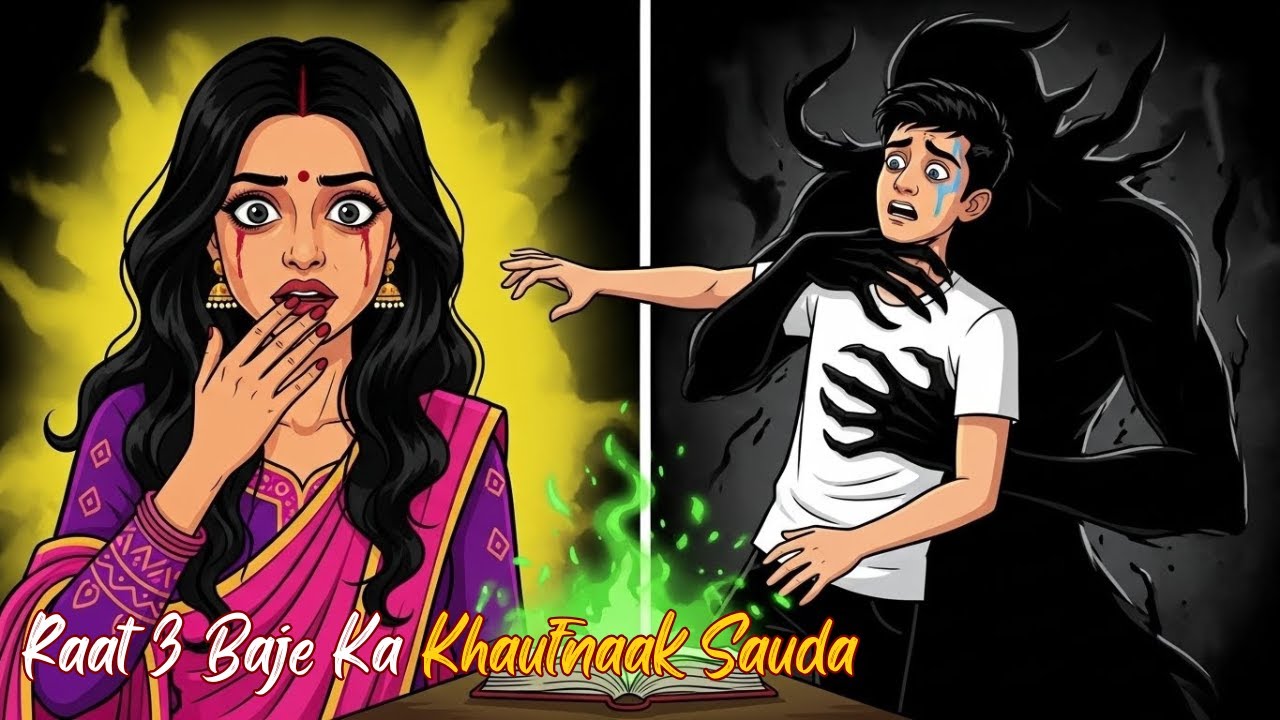 Raat 3 Baje Ka Wo Khaufnaak Sauda... 😱 | SAYE KI QEEMAT | Horror Animated Story In Hindi/Urdu