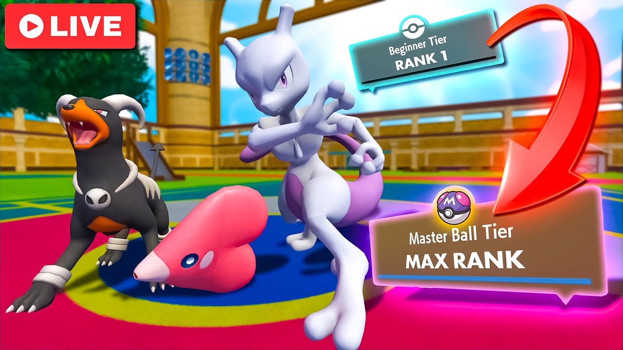 🔴NOT ENDING STREAM UNTIL WE HIT MASTERBALL RANK WITH RANDOM POKEMON! (Nintendo Switch 2)  #shorts