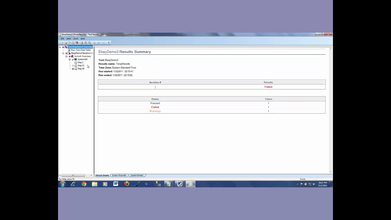 Free QTP Video Showing How to Customize Reports Using Reporter Object