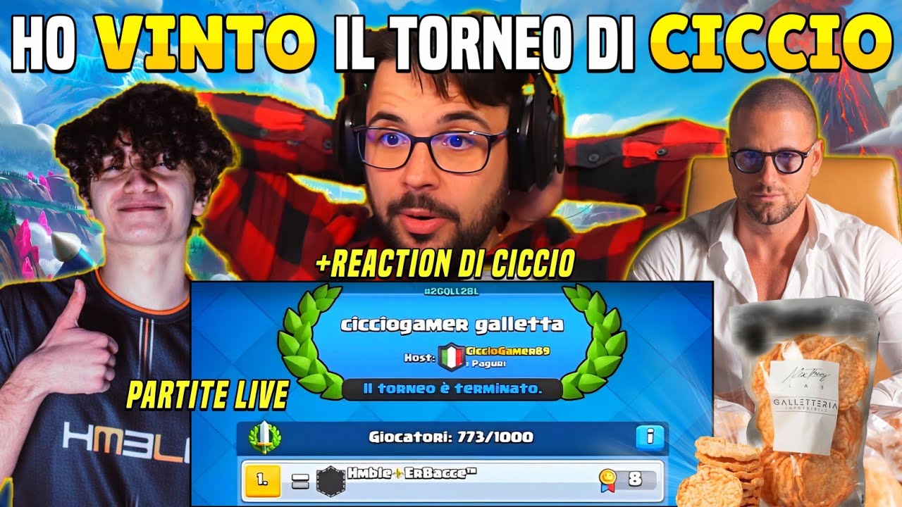 Ho Vinto 100€ di Gallette nel TORNEO di @CiccioGamer89! Partite in Live!