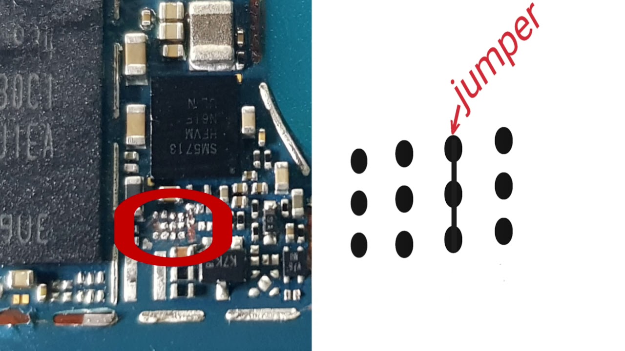 samsung A50 charging not show jumper 100% done