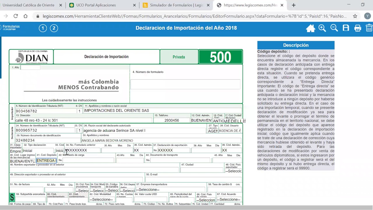 Declaración de Importación en Colombia