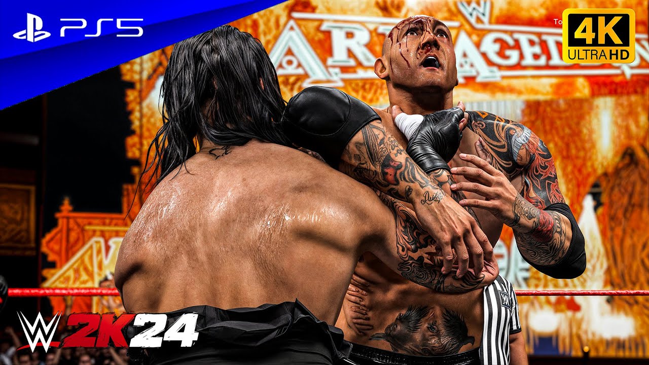 WWE 2K24 - Undertaker vs. Batista | World Heavyweight Championship Match | PS5™ [4K60]