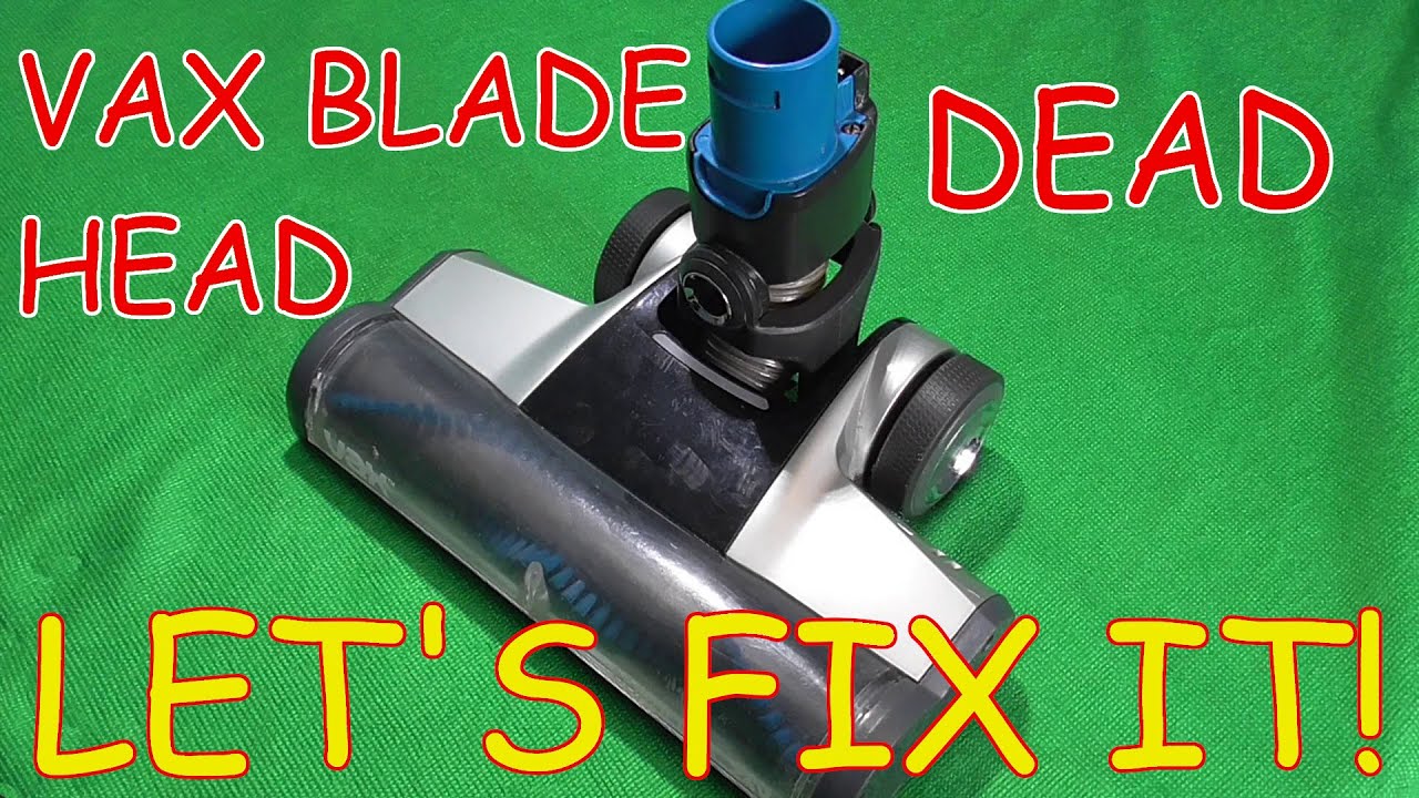 How to fix VAX Blade dead or intermittent brush head - head motor not turning and LED not on