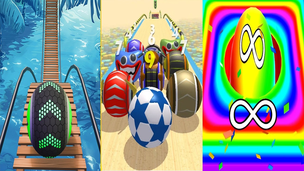 Going Balls VS Action Balls VS Ball Run 2048 - All Levels Gameplay Android iOS Ep 2