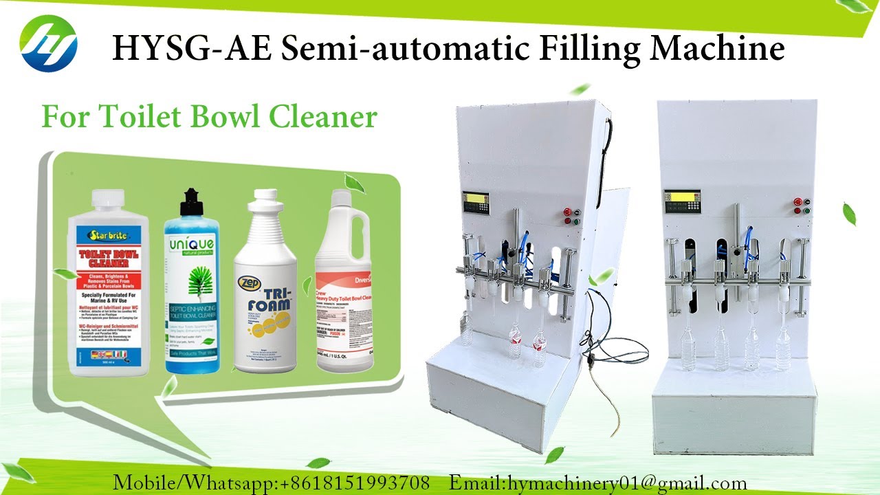 Hengyuan|  Semi automatic Filling Machine for Toilet Bowl Cleaner | HYSG-AE