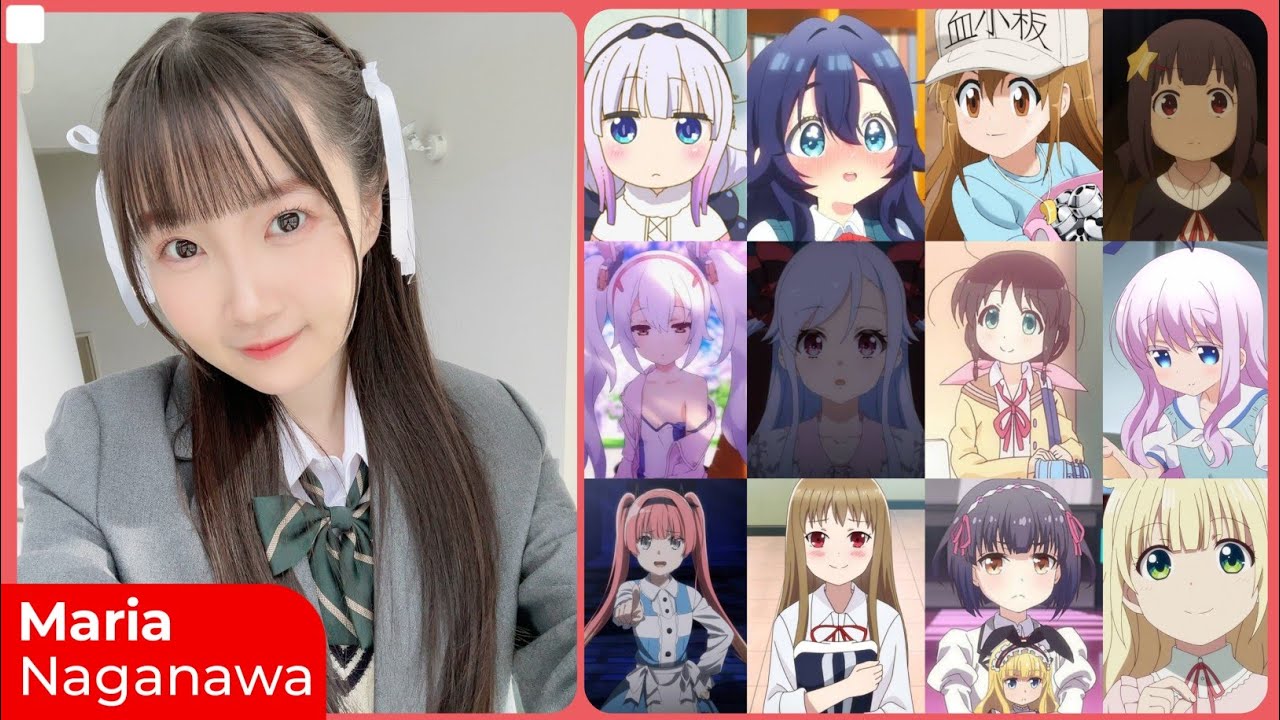 Maria Naganawa [長縄まりあ] Top Same Voice Characters Roles