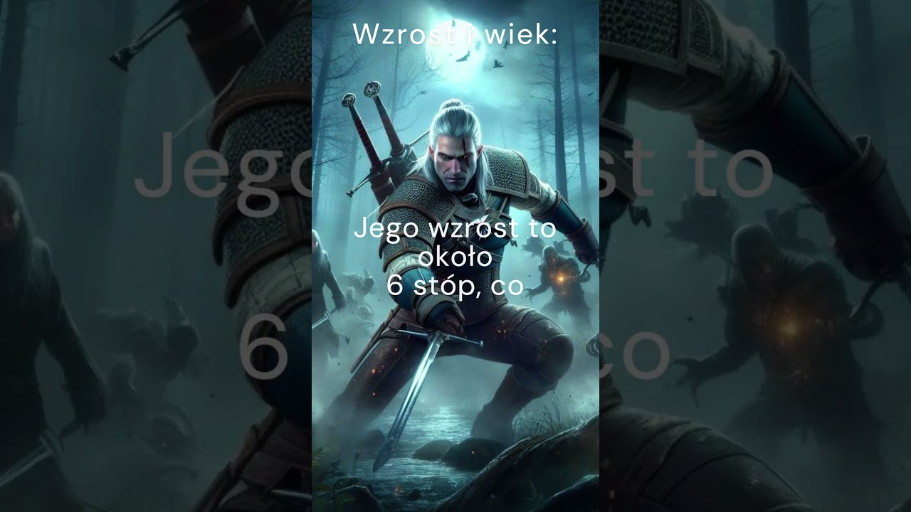 Wiek i wzrost Geralta z Rivii