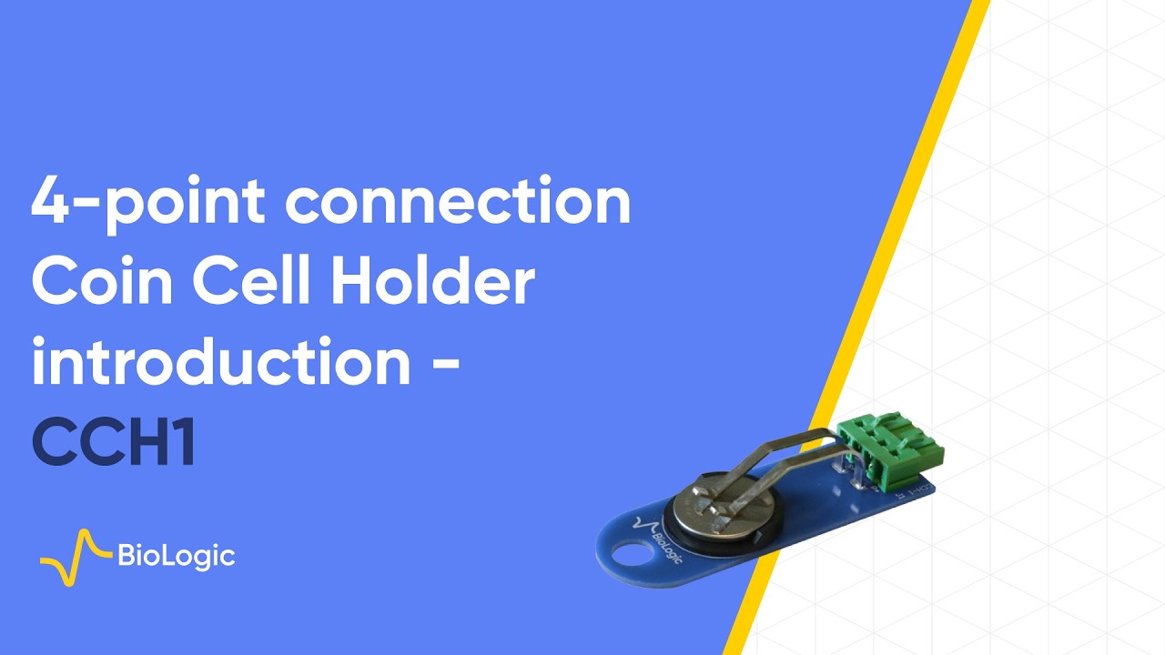 4-point connection Coin Cell Holder introduction - CCH-1 - BioLogic