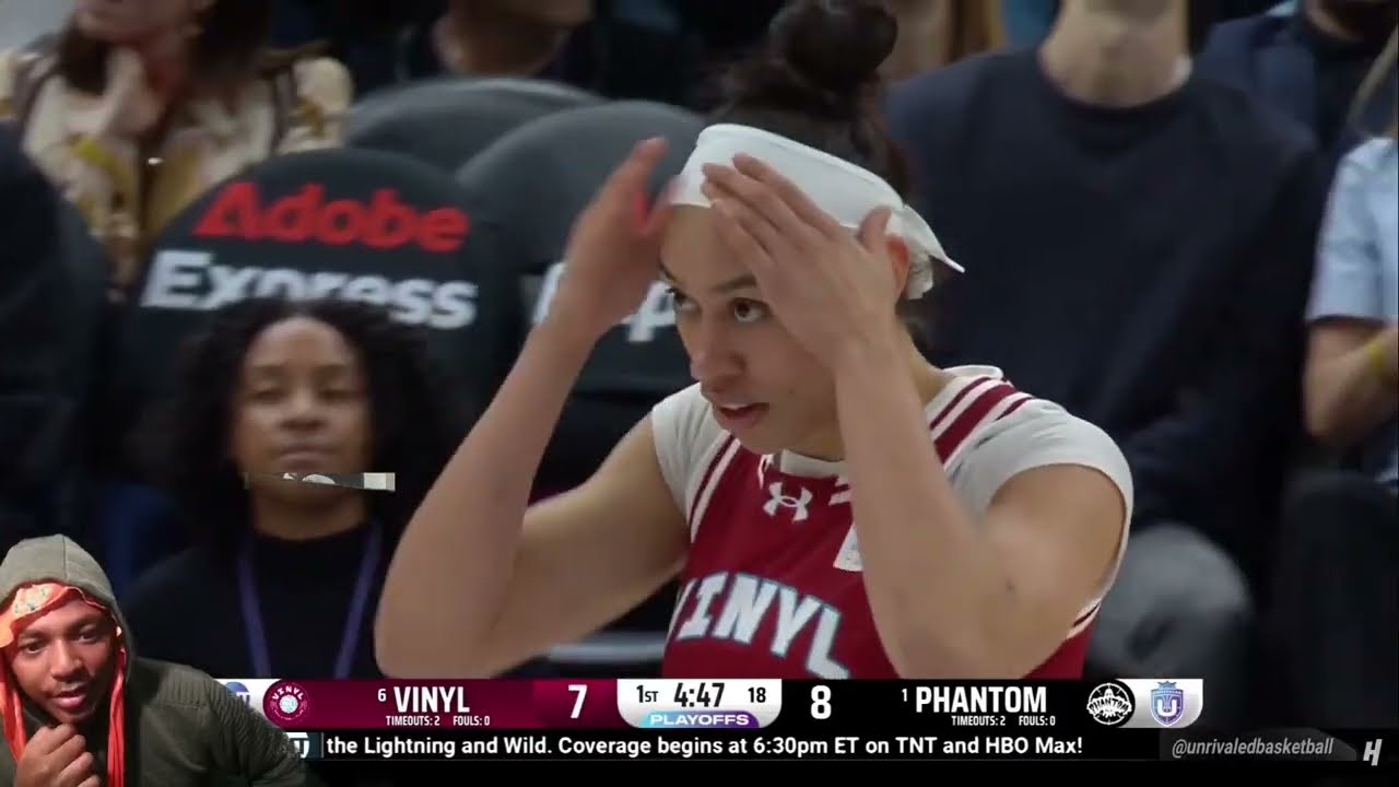Reacting To Vinyl vs Phantom - FULL GAME HIGHLIGHTS| March 2, Unrivaled 2026 Playoffs