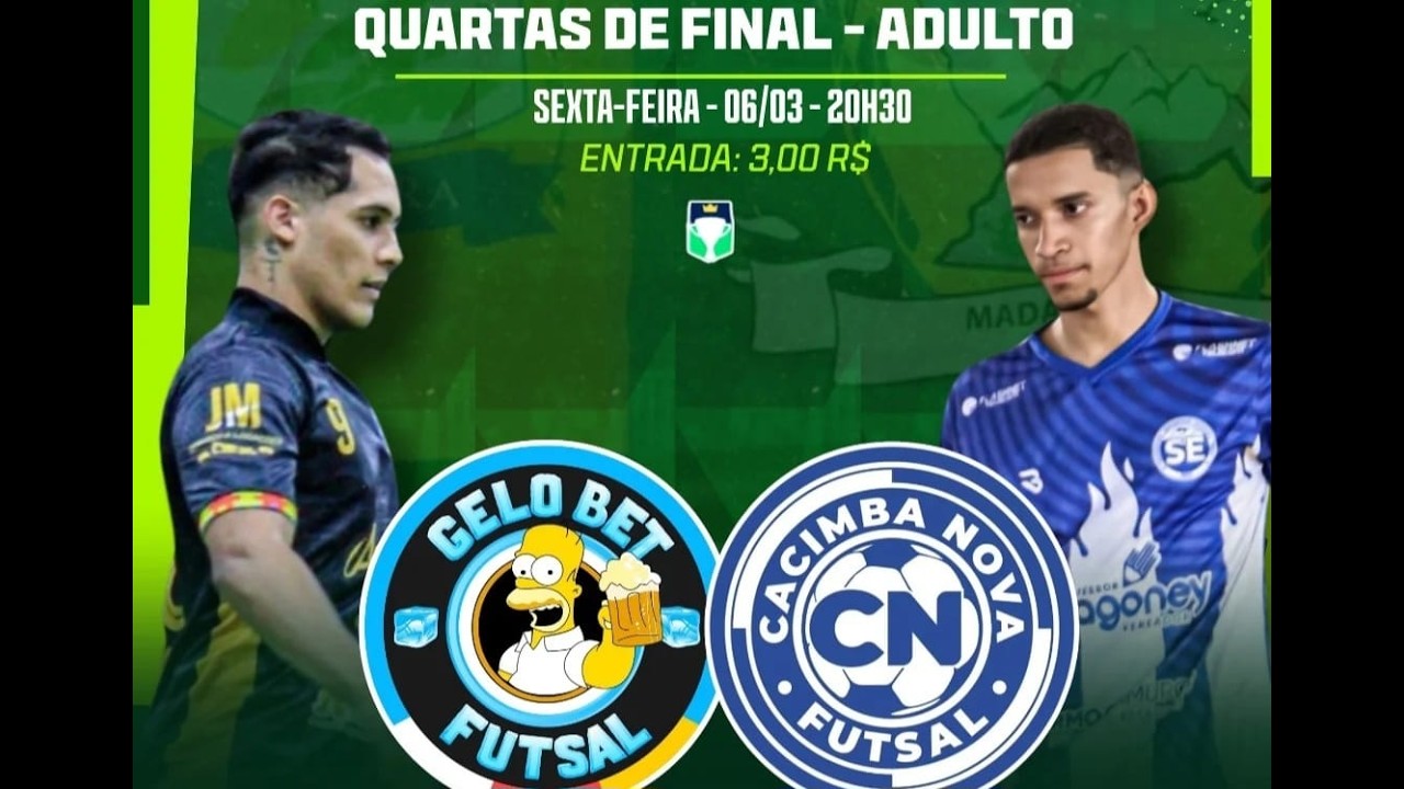 GELO BET X CN FUTSAL | QUARTAS DE FINAL | COPA SÃO JOSÉ DE FUTSAL | MACAOCA