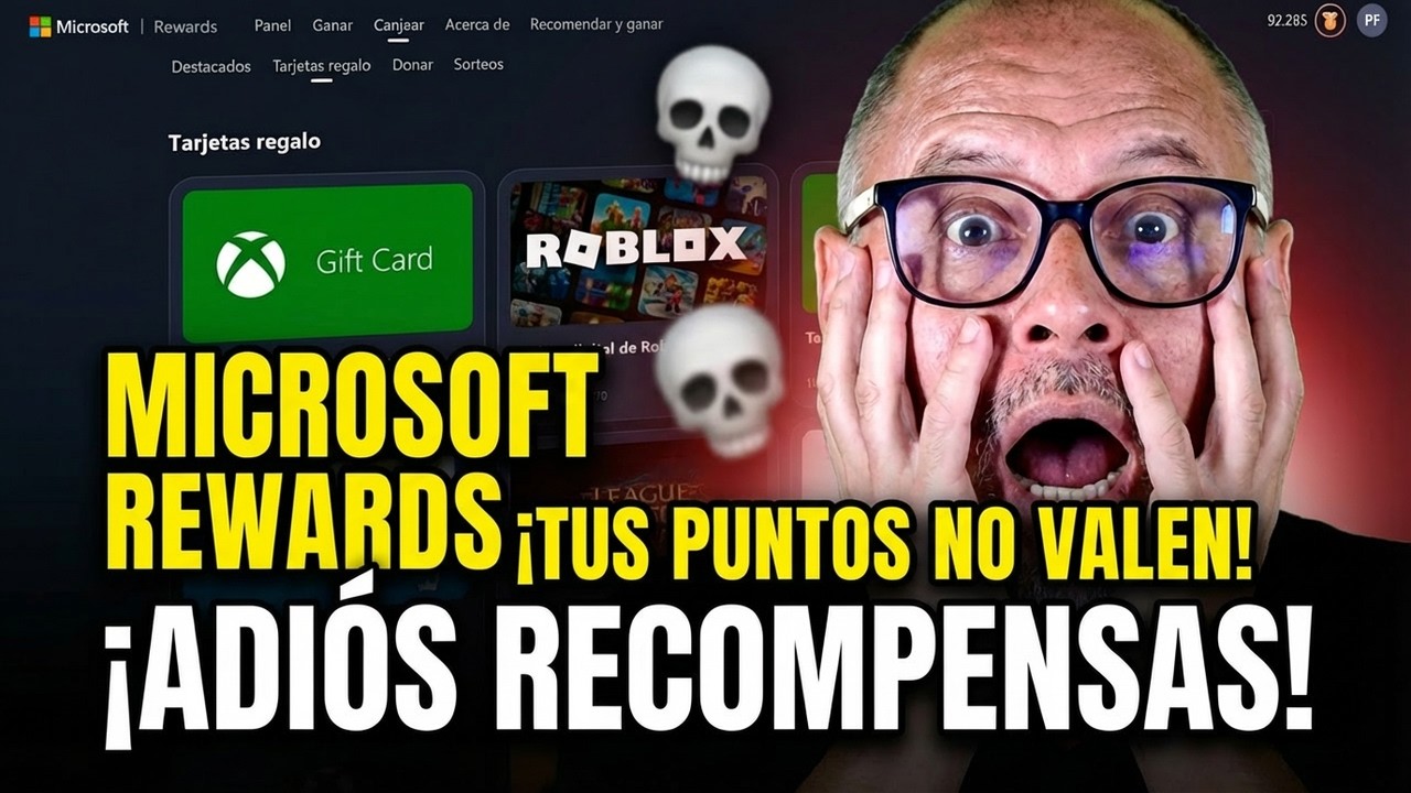 💀 &iexcl;GRAVE! 🏅 DESAPARECEN Canjes en Microsoft Rewards ⚠️ Tus PUNTOS YA NO VALEN 📣