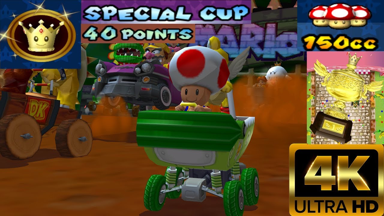 Mario Kart Double Dash!! - Grand Prix 150cc - Special Cup (40 Points) [4K]
