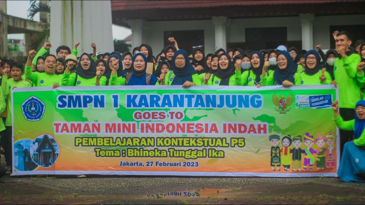 SMPN 1 Karangtanjung Goes To TMII | Pembelajaran Kontekstual P5 Bhinneka Tunggal Ika