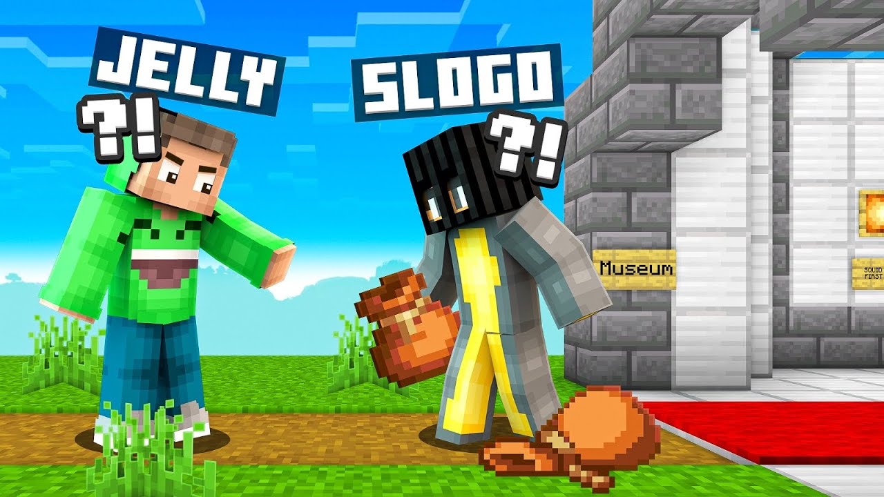Я поймал Слого на краже из музея «Остров кальмаров»! (Minecraft)