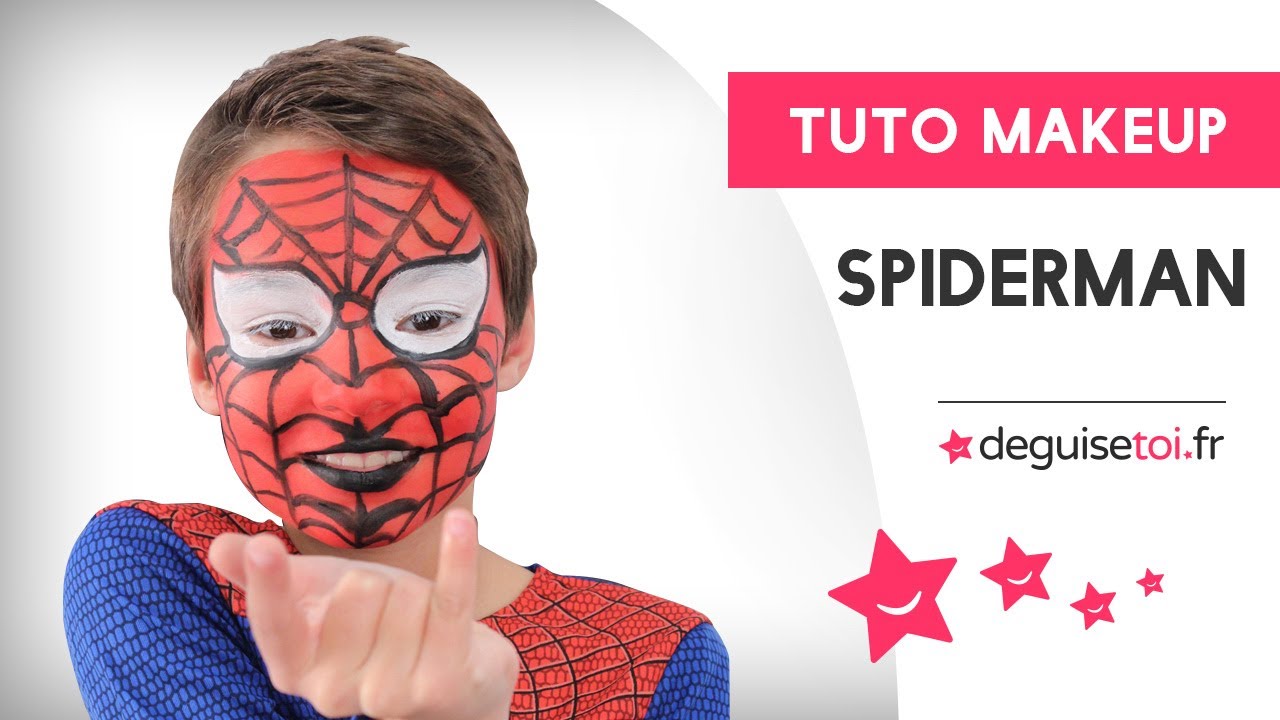Tuto maquillage spiderman - Deguisetoi.fr