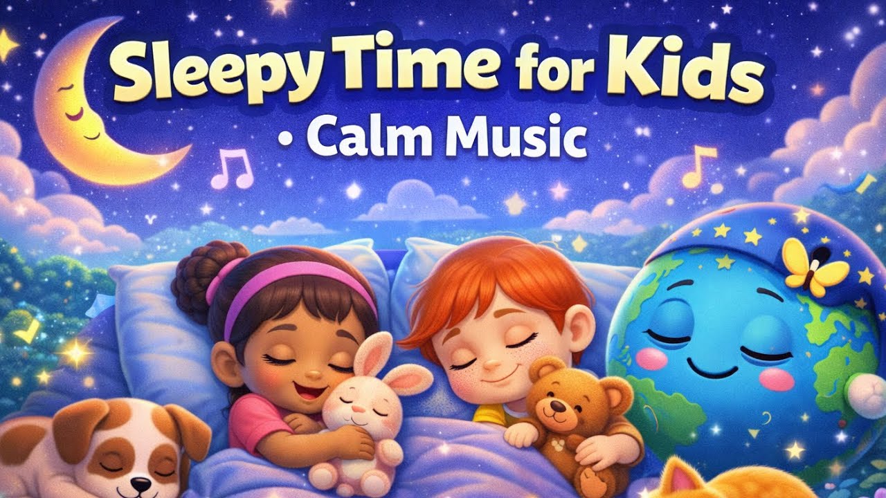 Calm Music for Kids to Sleep 🌙 | Gentle Bedtime Animation | Lume Club