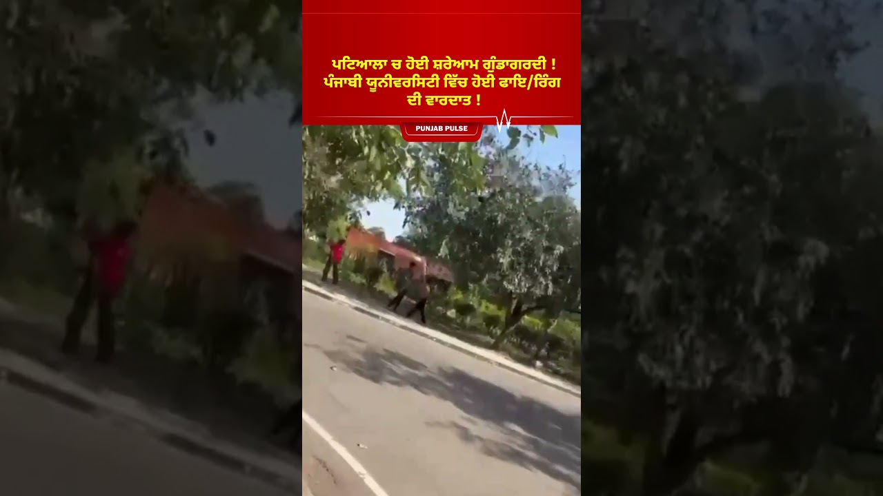 Gunfire at Punjabi University 🚨 |  | Panic on Campus 🔫🎓🔥