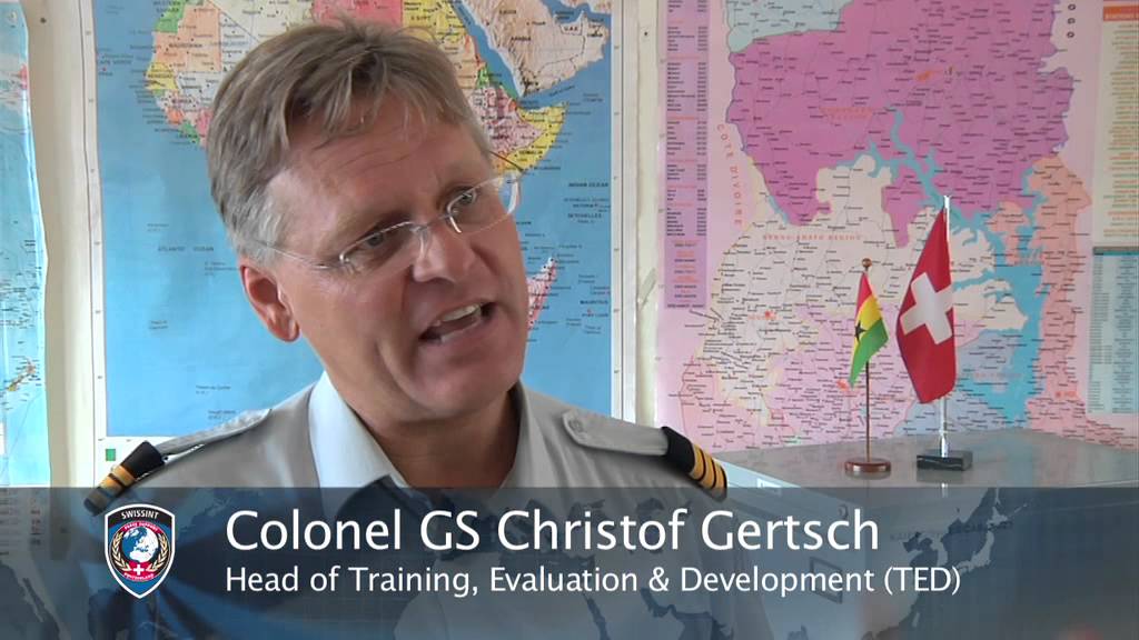 Swiss peace support personnel assist with training in Africa