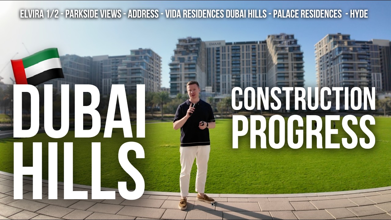 Construction Progress in DUBAI HILLS 2026 | ELVIRA VIDA ADDRESS PARKSIDE VIEWS PALACE HYDE