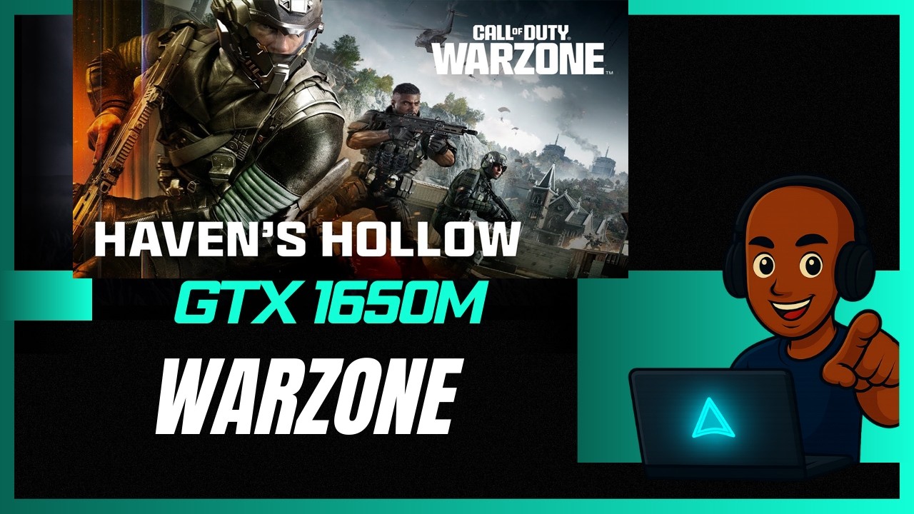 Warzone manopla de Ferro GTX 1650M