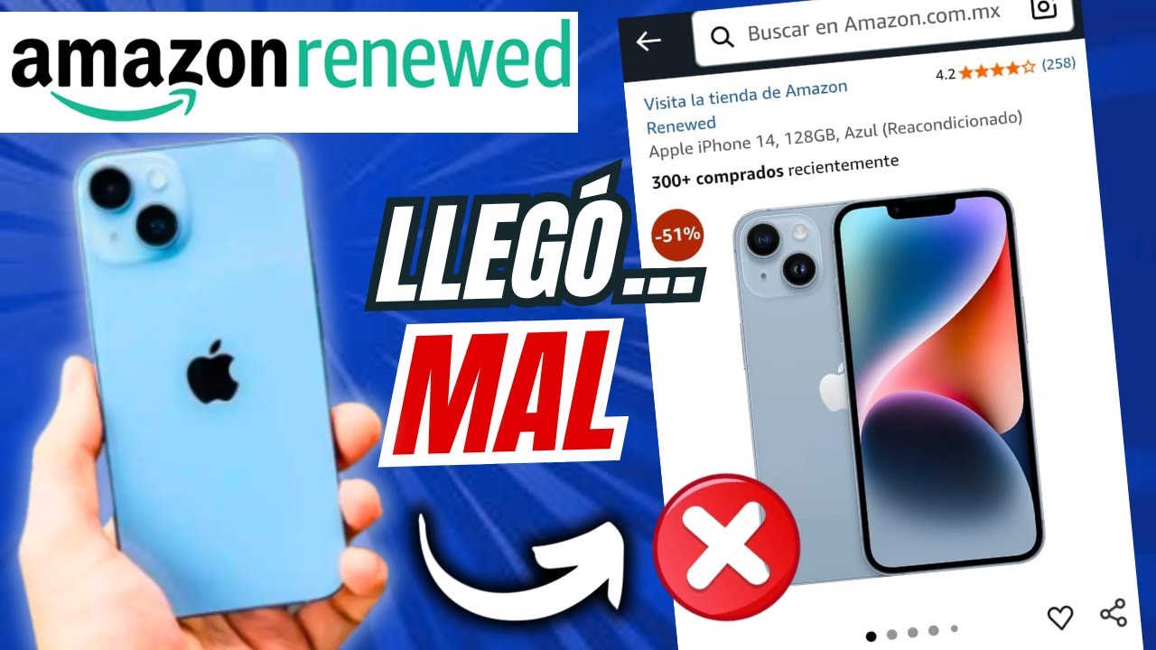 COMPRE UN IPHONE 14 (REACONDICIONADO) EN AMAZON (AMAZON RENEWED)  ¿QUE TAL LLEGÓ?