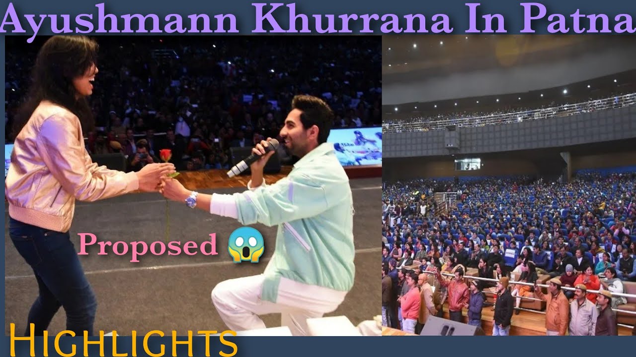 Ayushmann Khurrana In Patna #AyushmannKhurranaInPatna #AyushmannKhurrana