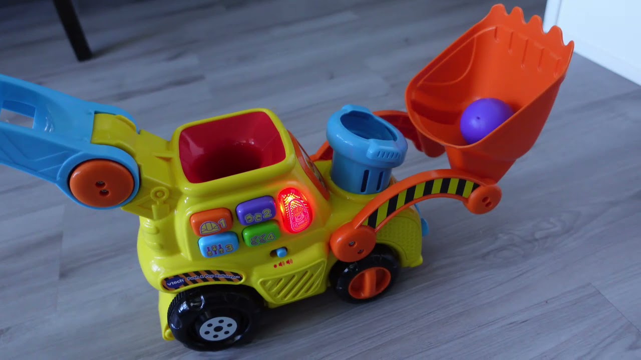 Bulldozer toy for children- video for kids - live footage for toddlers and babies