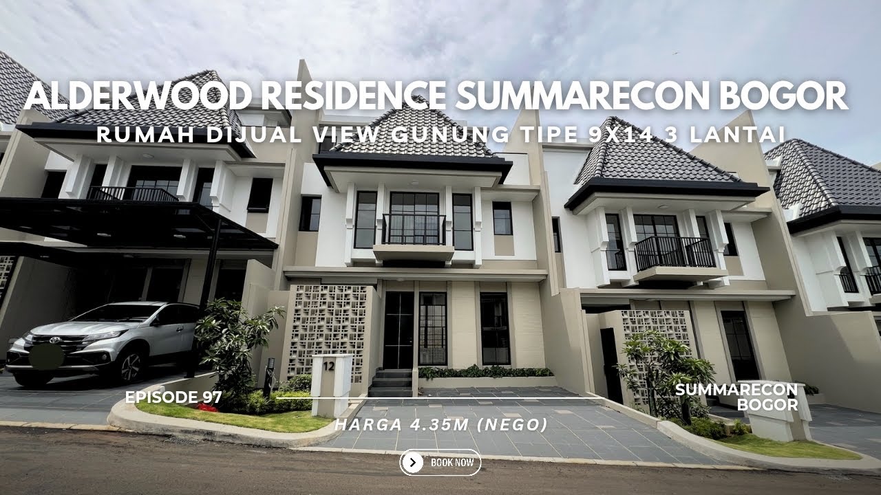 Ep.97| Dijual Rumah Alderwood Residence Summarecon Bogor Tipe 9x14 Bisa Nego | View Gunung Siap Huni
