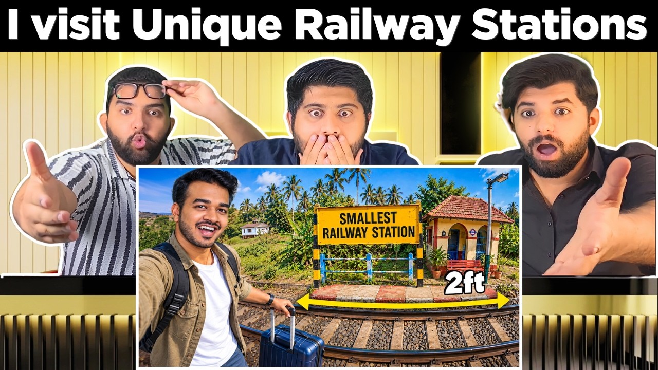 Reaction On Unique Railway Stations of India | अनोखा | Pakistani Reaction🔥