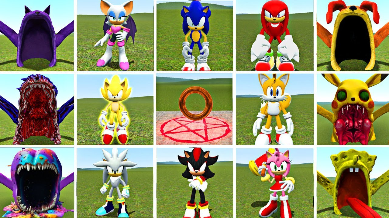 ALL EVOLUTION SONIC THE HEDGEHOG TEAM vs ALL SEA EATER MONSTER | WHO IS STRONGER?