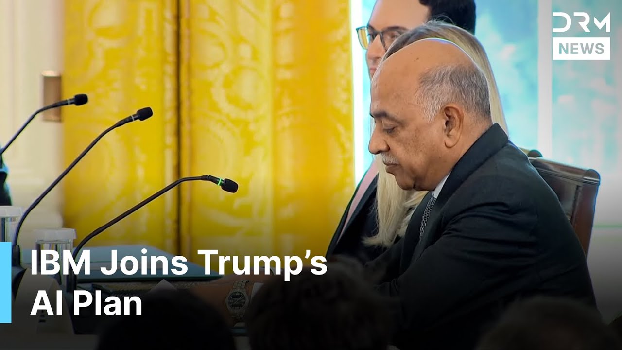 Генеральный директор IBM Арвинд Кришна выступает на саммите WH AI: 2 миллиона американцев пройдут...