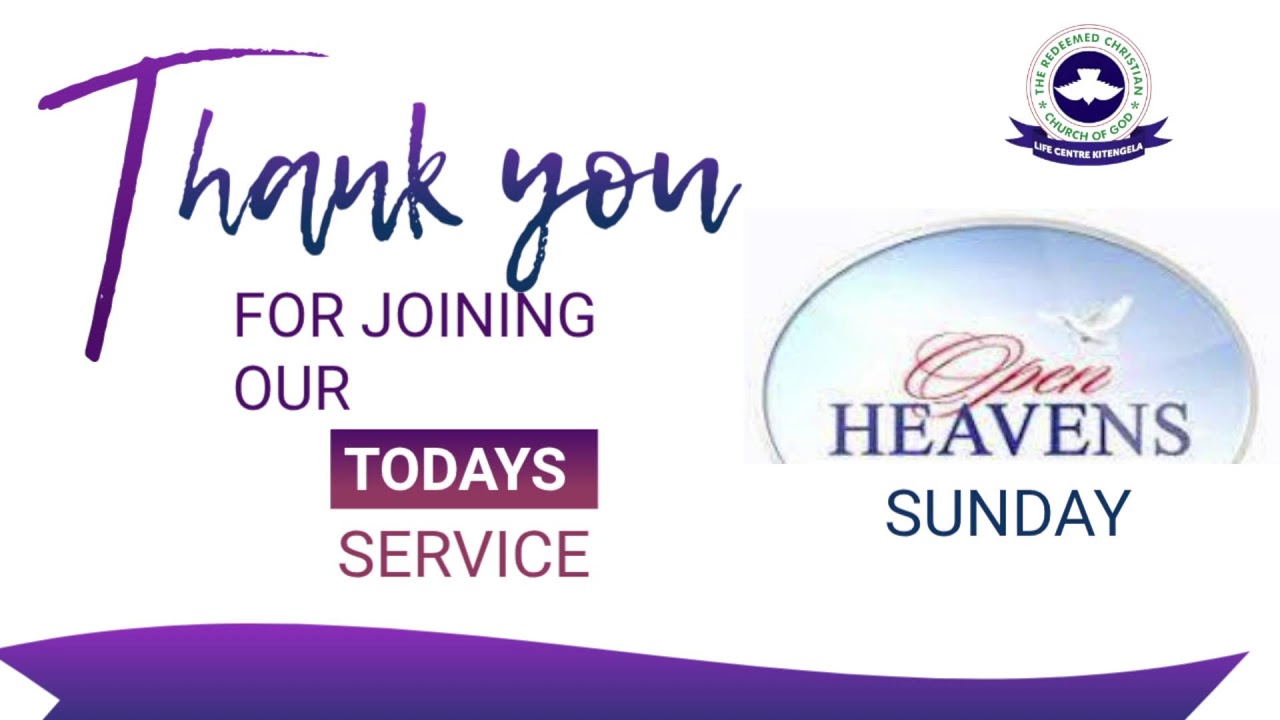 30TH NOVEMBER 2025 || SUNDAY || OPEN HEAVENS SERVCE