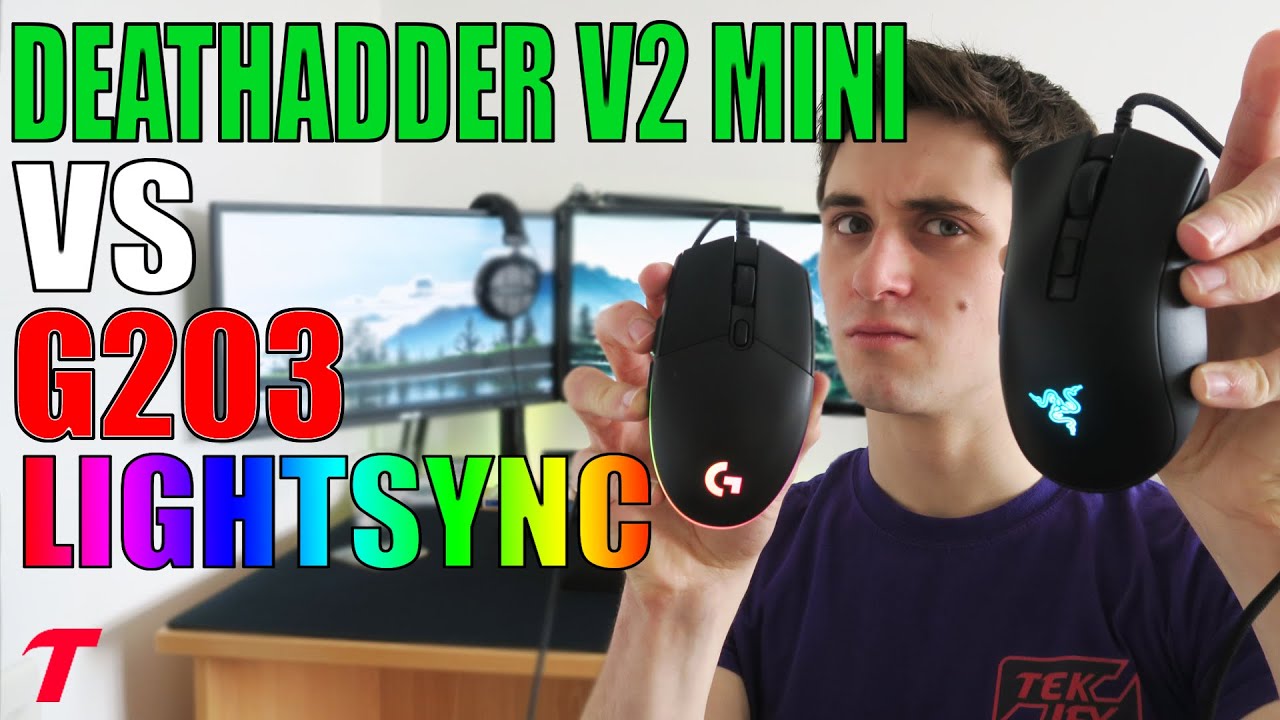 Logitech G203 Lightsync vs Razer DeathAdder V2 Mini - Simple Choice