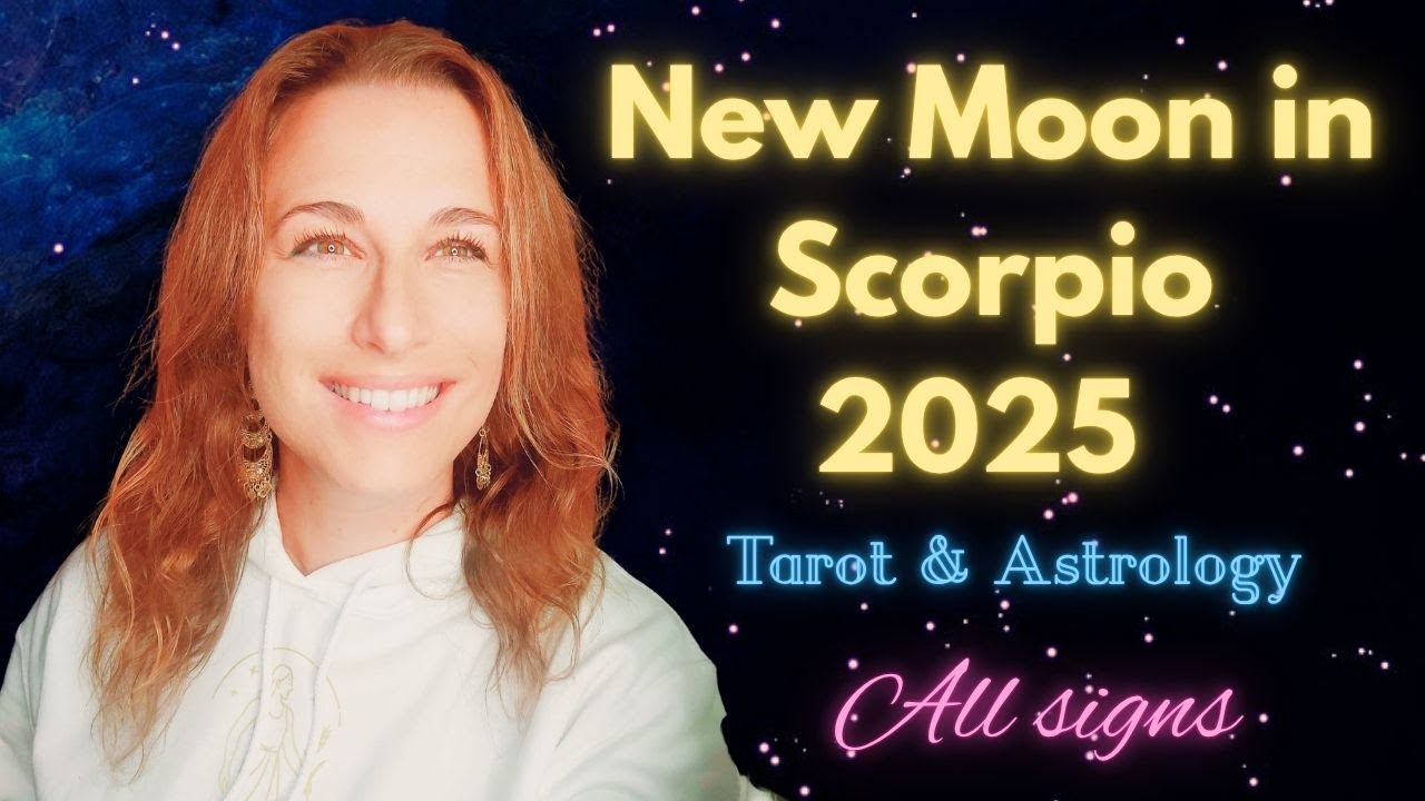 New Moon in SCORPIO 2025 All signs Astrology - GRAND WATER TRINE!! - BLESSINGS & Intuitive Insights