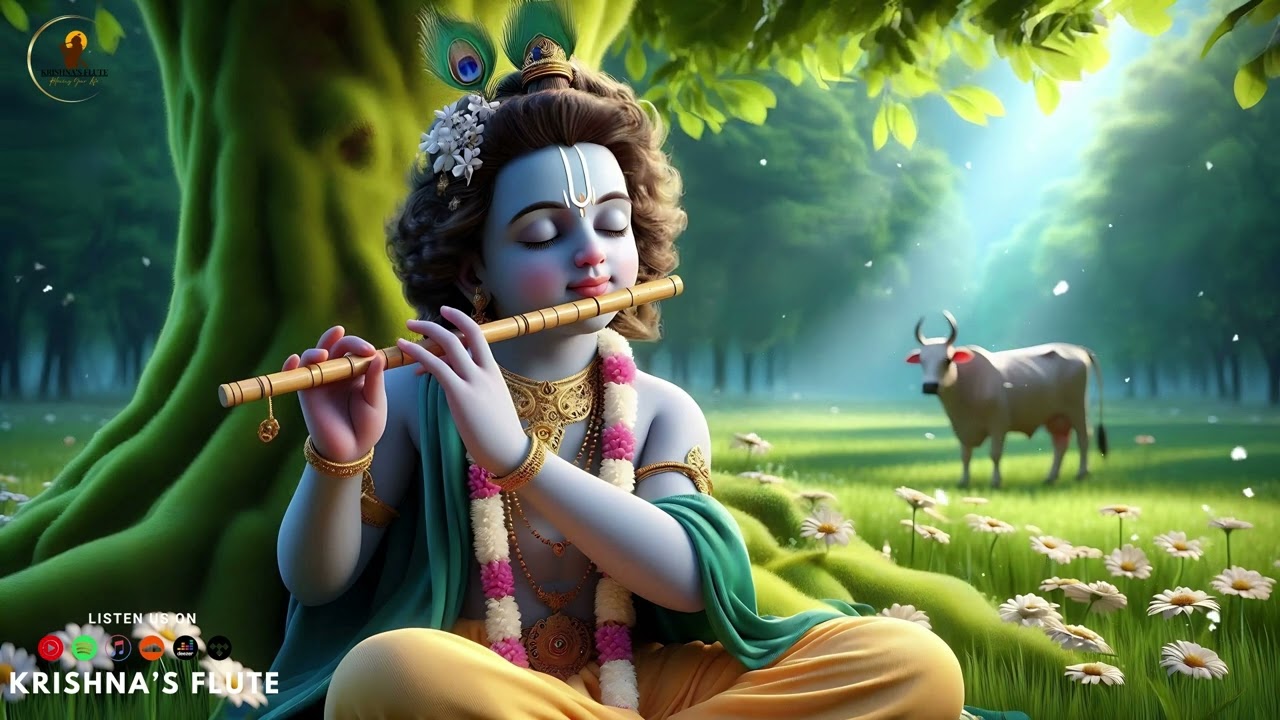 Divine Flute of Krishna | Sleep, Study & Meditation Music for Inner Peace