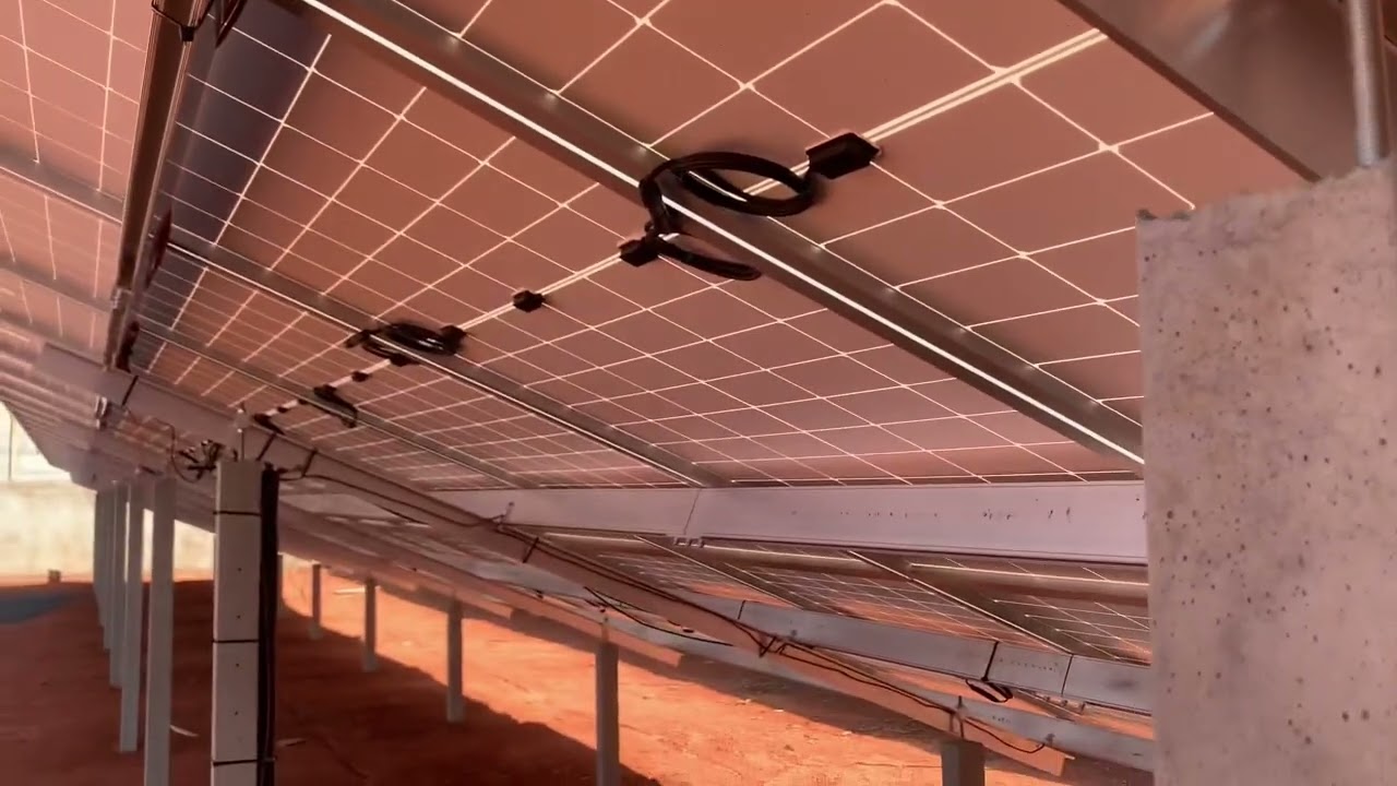 Estrutura Solar no chão ! Tem que cuidar ?