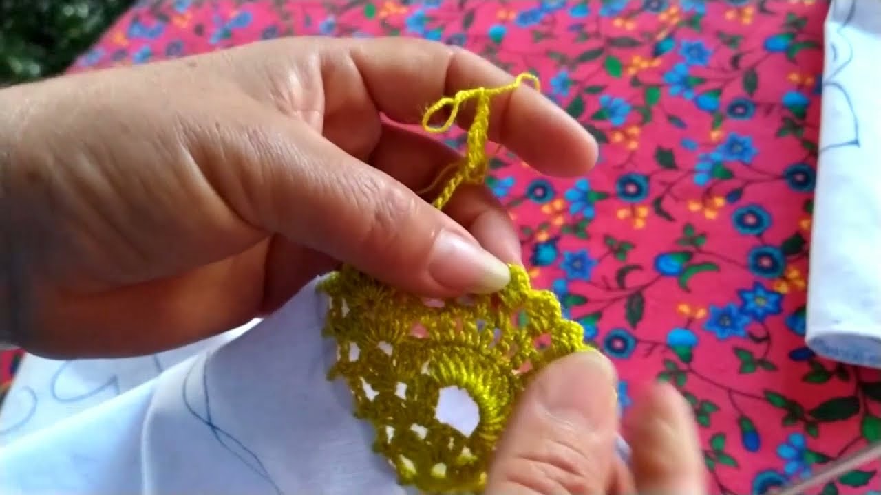 PUNTILLA NUM 276 PARA SERVILLETAS MUY LINDA Y FACIL