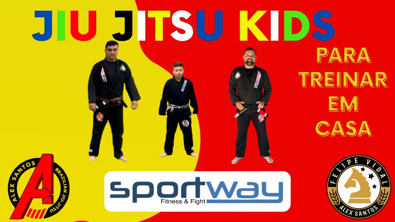 TREINO EM CASA PARA NOSSOS FILHOTES - JIU JITSU KIDS - ALONGAMENTO - AQUECIMENTO - ACADEMIA SPORTWAY