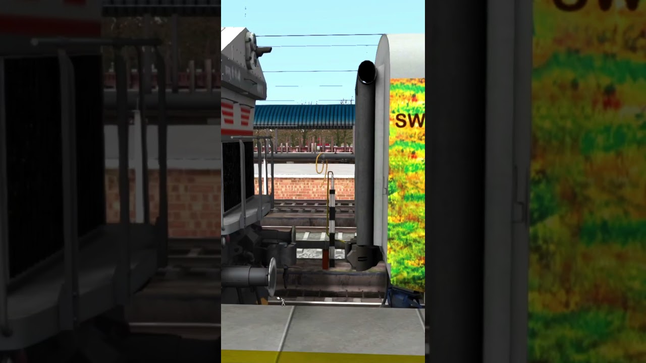 LOCOMOTIVE DECOUPLING FROM DURANTO EXPRESS..!! |Ashish The Gamerz #trainzimulator  #shorts