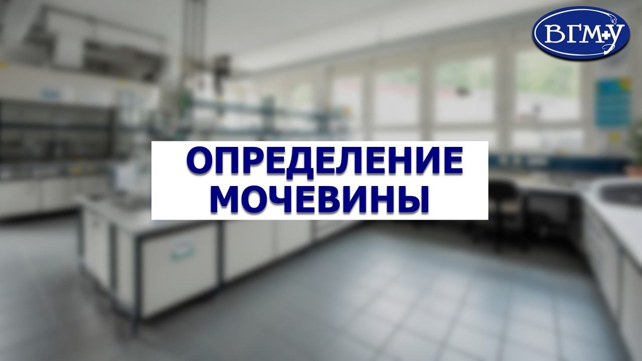Определение мочевины в крови