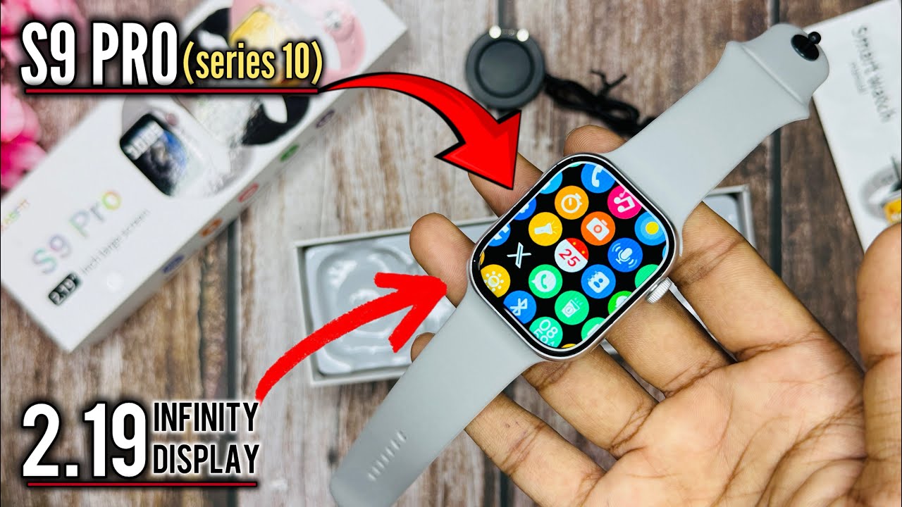 New S9 Pro SmartWatch Series 10 (2.19-inch infinity display)✅