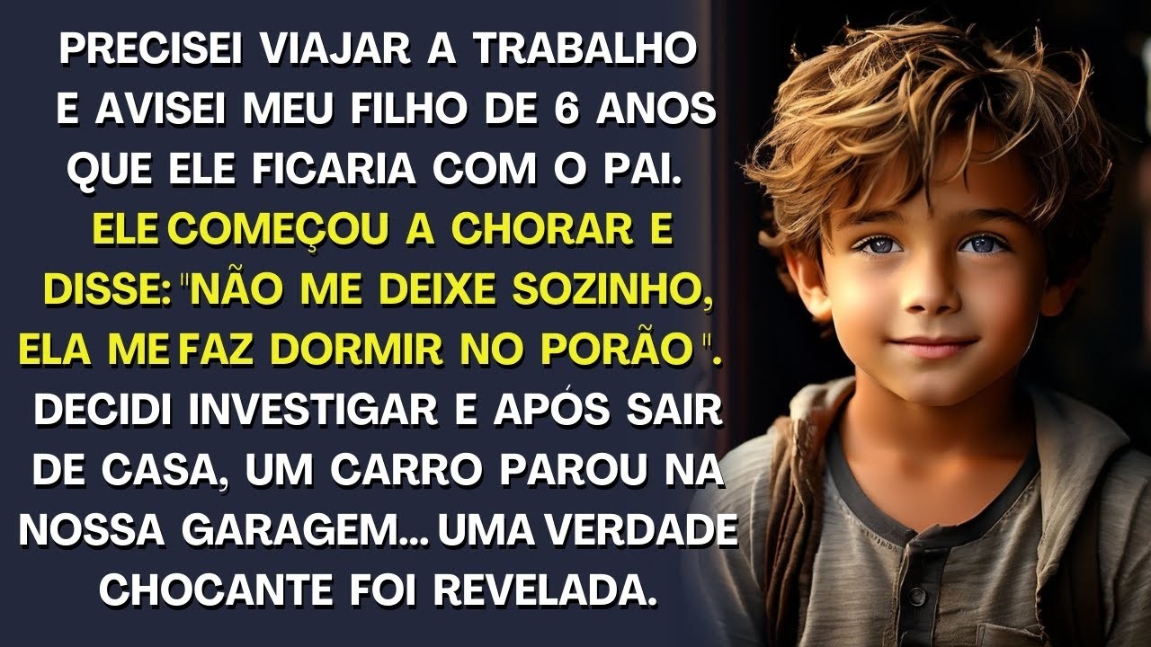 Meu filho de 7 anos ficou apavorado quando disse a ele que precisaria ficar com o pai
