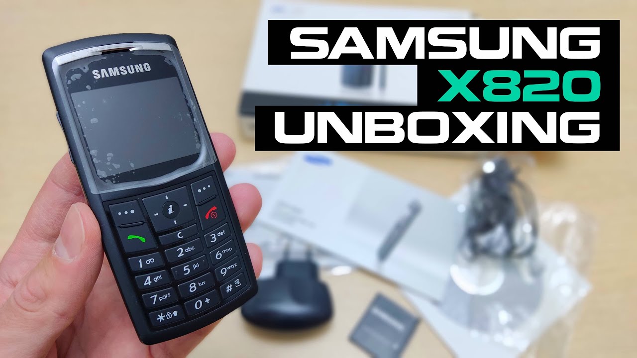 Samsung X820 (Ultra Edition 6.9) Unboxing 4K - Review - Full Pack with all accessories