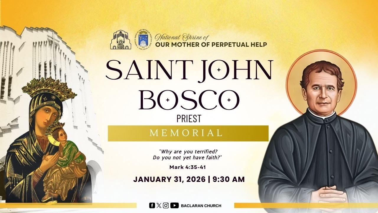 Baclaran Church: Memorial of Saint John Bosco, Priest