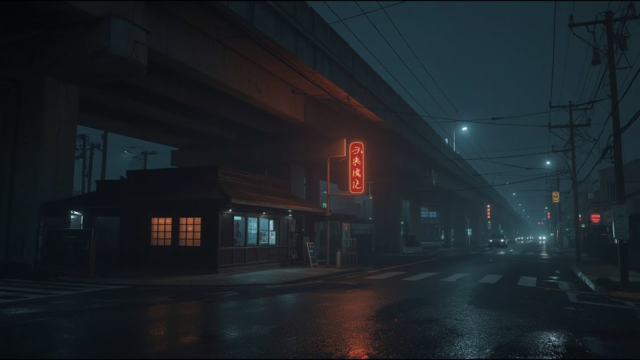 Rain Sounds for Sleeping in Tokyo 🌙 Calm Japanese Night & Soft Lo-Fi Ambience