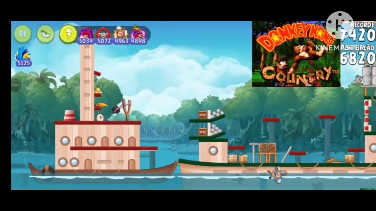 Angry birds rio donkey kong country all bosses 